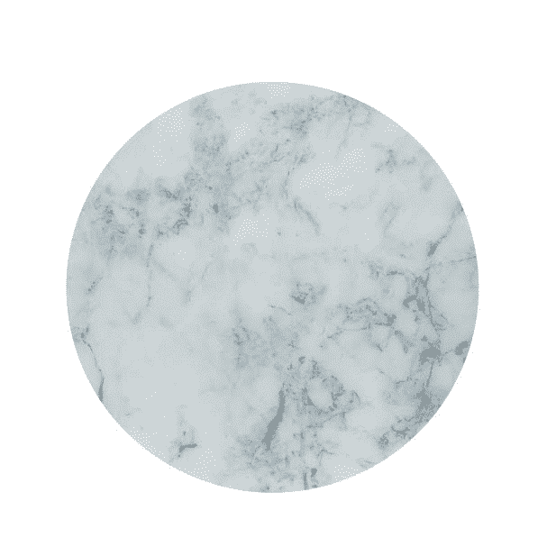 DI Designs Crofton White Marble Glass & Gold Round Coffee Table